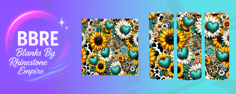 Floral 15 OZ Sublimation Print