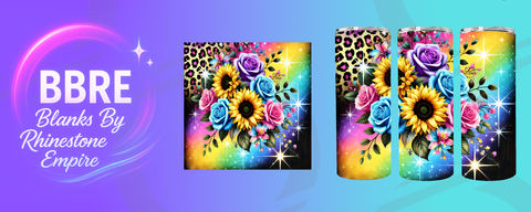 Floral 20 OZ Sublimation Print