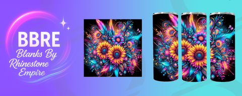 Floral 20 OZ Sublimation Print