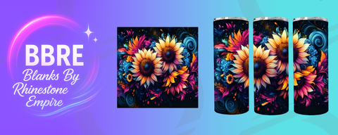 Floral 20 OZ Sublimation Print