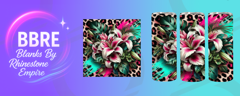 Floral 15 OZ Sublimation Print