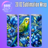 Parrot 20 OZ Sublimation Transfer
