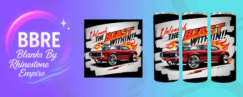 Muscle Car 20 OZ Sublimation Print