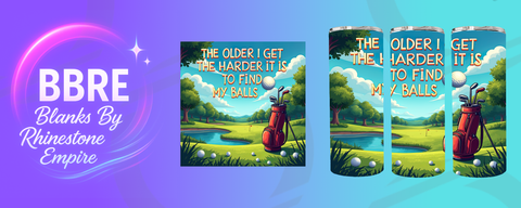 Golf 20 OZ Sublimation Print
