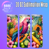 Parrot 20 OZ Sublimation Transfer