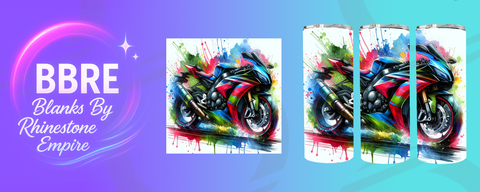 Sports Bike 20 OZ Sublimation Print