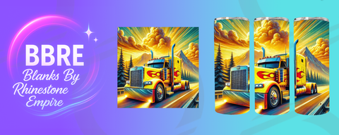 Truck 20 OZ Sublimation Print