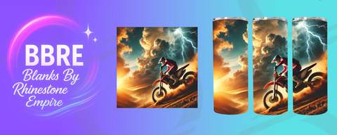 Dirt Bike 20 OZ Sublimation Print