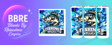 Fishing 20 OZ Sublimation Print