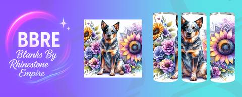 Blue Heeler 20 OZ Sublimation Print