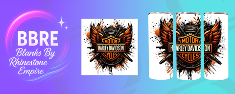 Harley 20 OZ Sublimation Print