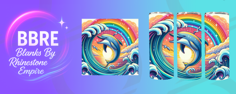 Dolphin 15 OZ Sublimation Print