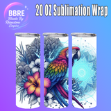 Parrot 20 OZ Sublimation Transfer
