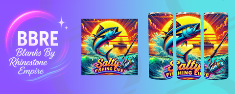 Fishing 20 OZ Sublimation Print