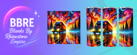 Truck 20 OZ Sublimation Print