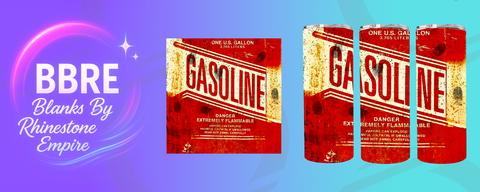 Gasoline 20 OZ Sublimation Print