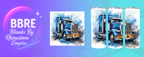 Truck 20 OZ Sublimation Print