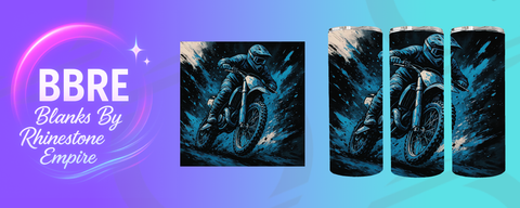 Dirt Bike 20 OZ Sublimation Print