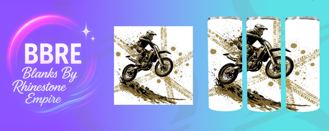 Dirt Bike 20 OZ Sublimation Print