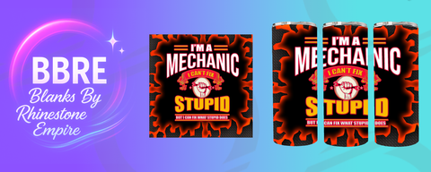 Mechanic 20 OZ Sublimation Print