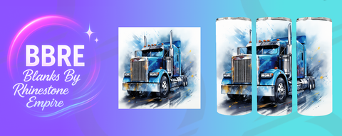 Truck 20 OZ Sublimation Print