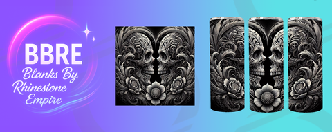 Skull 20 OZ Sublimation Print