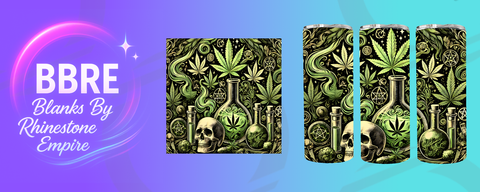 Skull 20 OZ Sublimation Print