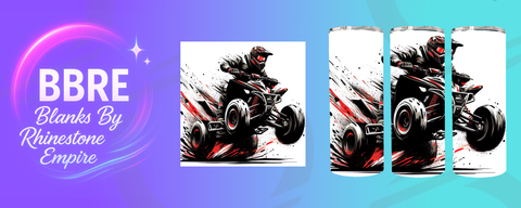 Quad Bike 20 OZ Sublimation Print