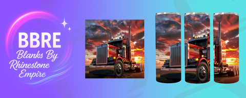 Truck 20 OZ Sublimation Print
