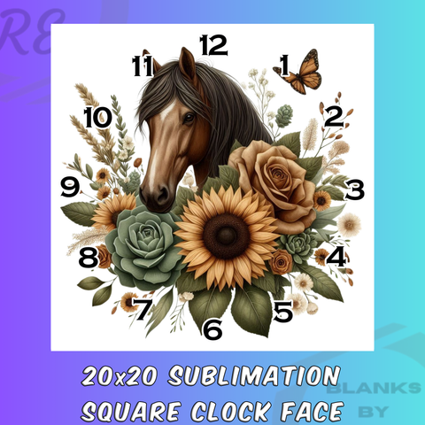 Floral, Horse