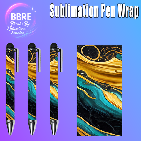 Marble Sublimation Pen Wrap