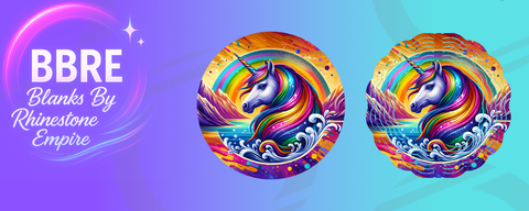 Unicorn Sublimation Wind Spinners