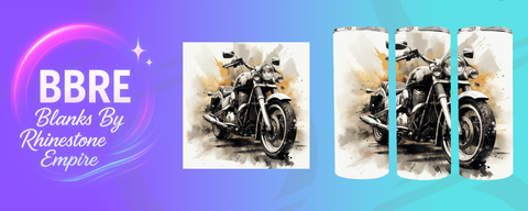 Motorbike 20 OZ Sublimation Print
