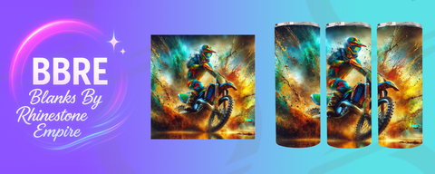 Dirt Bike 20 OZ Sublimation Print