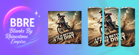 Dirt Bike 20 OZ Sublimation Print