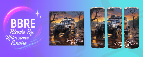 4WD 20 OZ Sublimation Print