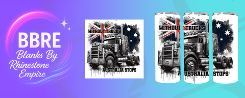 Truck 20 OZ Sublimation Print