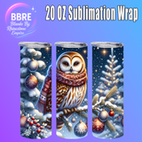 Owl 20 OZ Sublimation Transfer