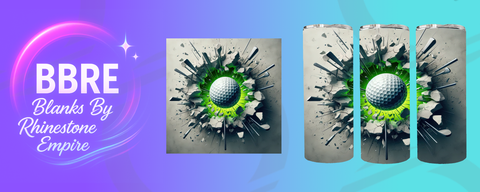 Golf 20 OZ Sublimation Print