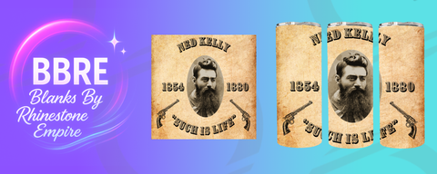 Ned Kelly 20 OZ Sublimation Print