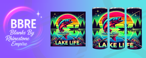 Fishing 20 OZ Sublimation Print
