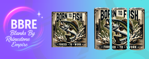 Fishing 20 OZ Sublimation Print