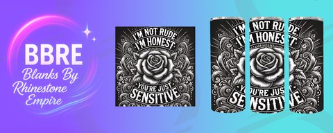 Sarcastic 20 OZ Sublimation Print