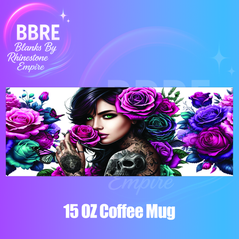 Tattoo Girl 15 OZ Cup Wrap