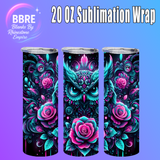 Owl 20 OZ Sublimation Transfer