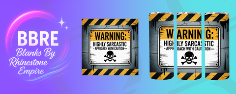 Sarcastic 20 OZ Sublimation Print