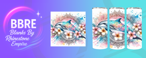 Dolphin 20 OZ Sublimation Print