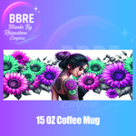 Tattoo Girl 15 OZ Cup Wrap