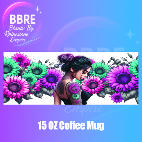 Tattoo Girl 15 OZ Cup Wrap
