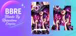 Floral Woman Phone Stand Transfer